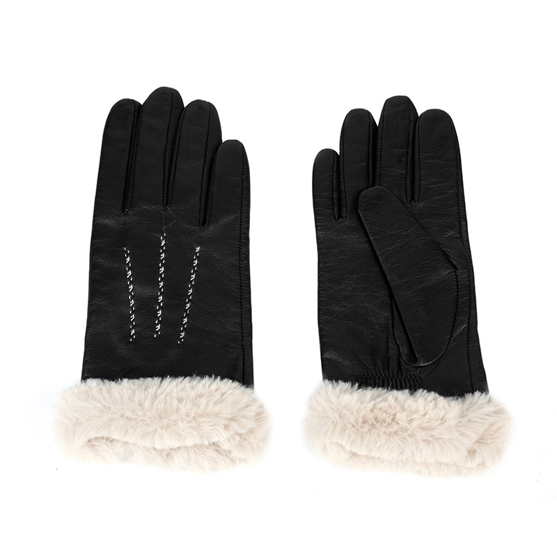 绵羊皮手套是冬季的理想选择