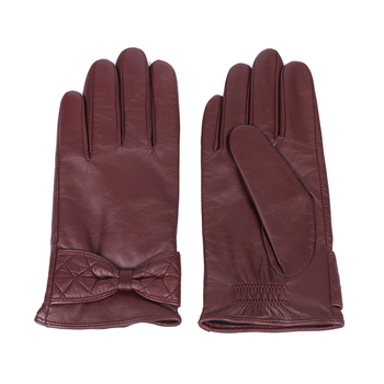 女式皮手套环保材质 AW2022-35